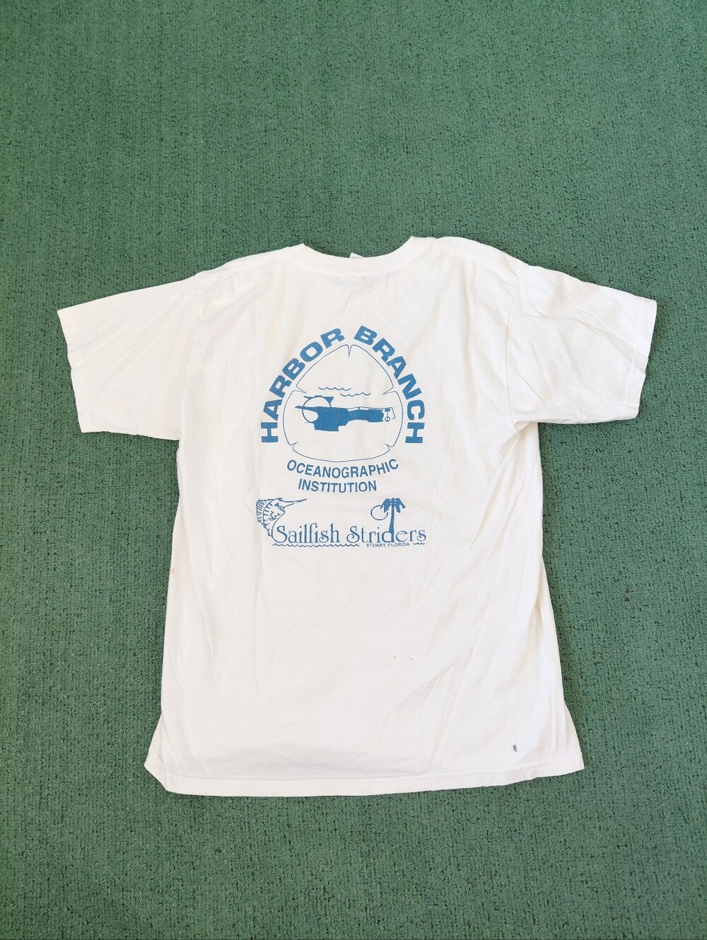 VINTAGE 2005 Harbor Branch Oceanographic Institution 5k Run Florida White (Yello - Picture 5 of 10